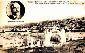 Alger - Foire-Expo - Visite President Millerand - 1922
